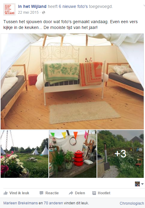 160103 Camping InhetWijland.nl tips berichten Facebook foto's